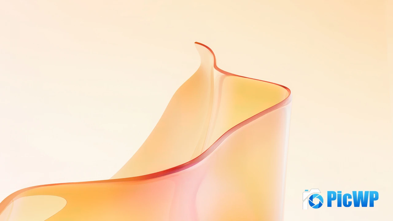 Realme Pad 2 Pastel orange 4K PC Wallpaper