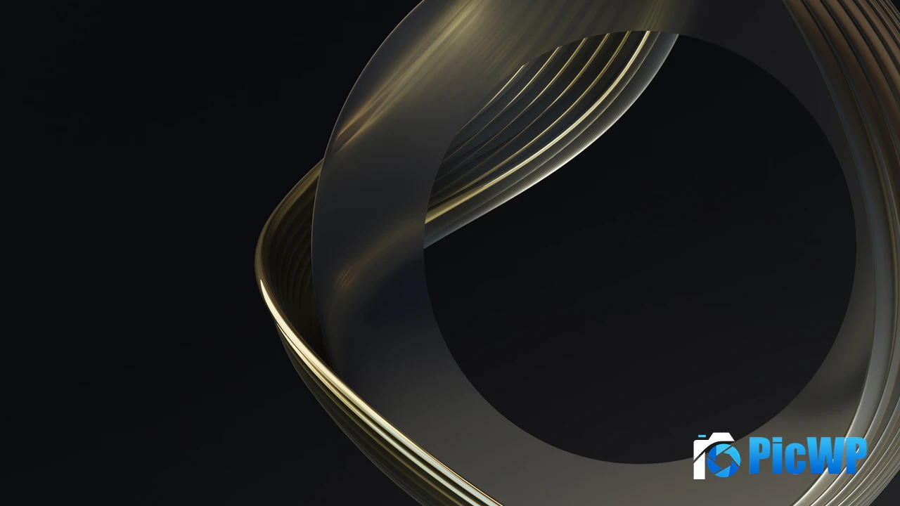 Dark abstract Circle 4K PC Wallpaper