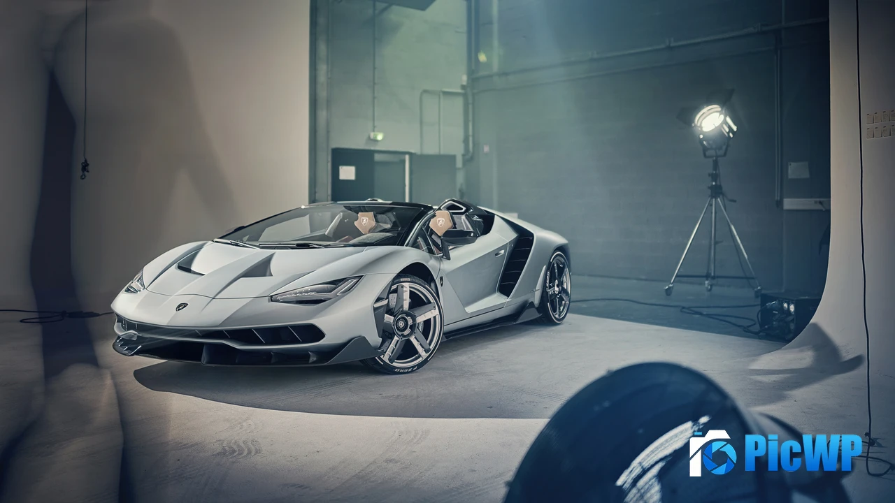 Lamborghini Centenario Roadster Studio 4K PC Wallpaper