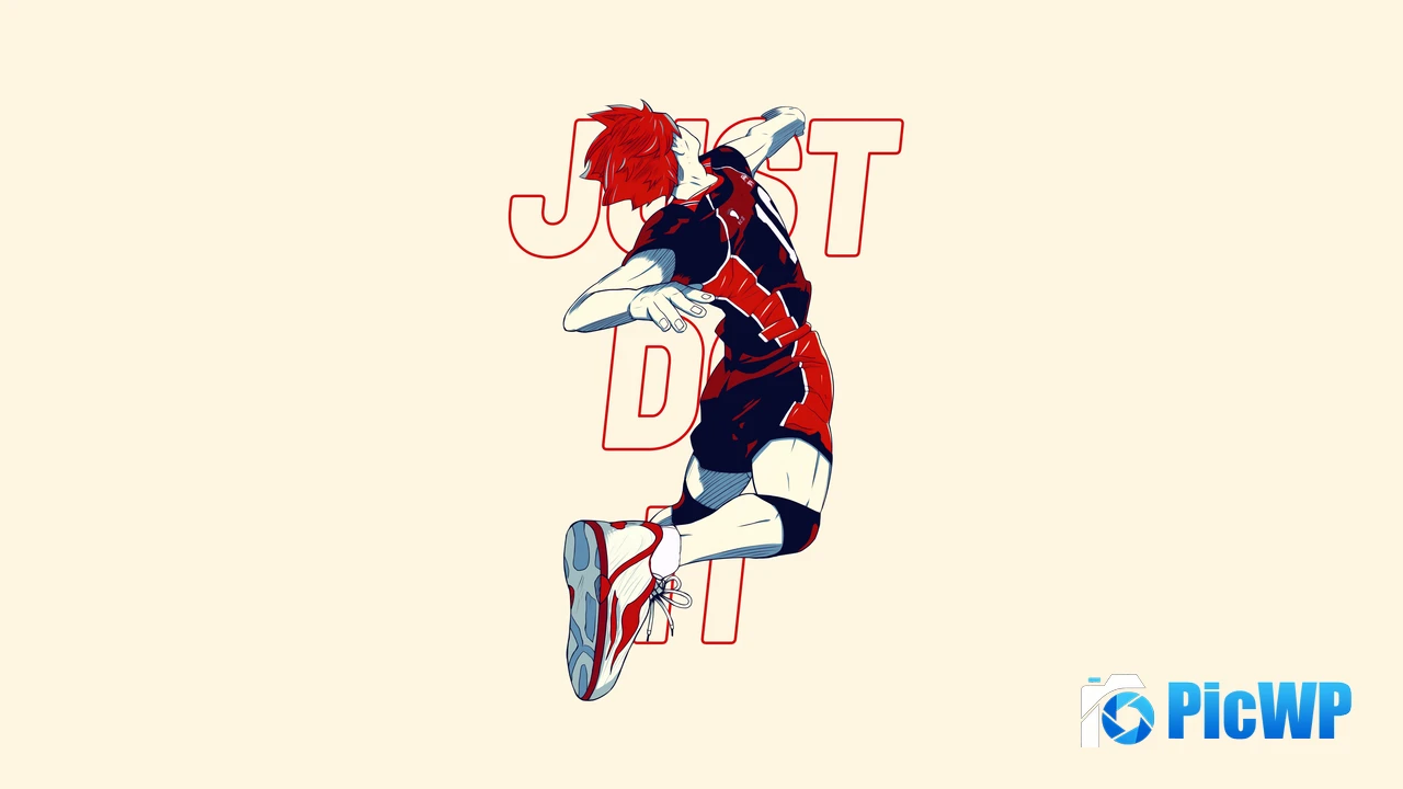 Shoyo Hinata Just Do It 4K PC Wallpaper