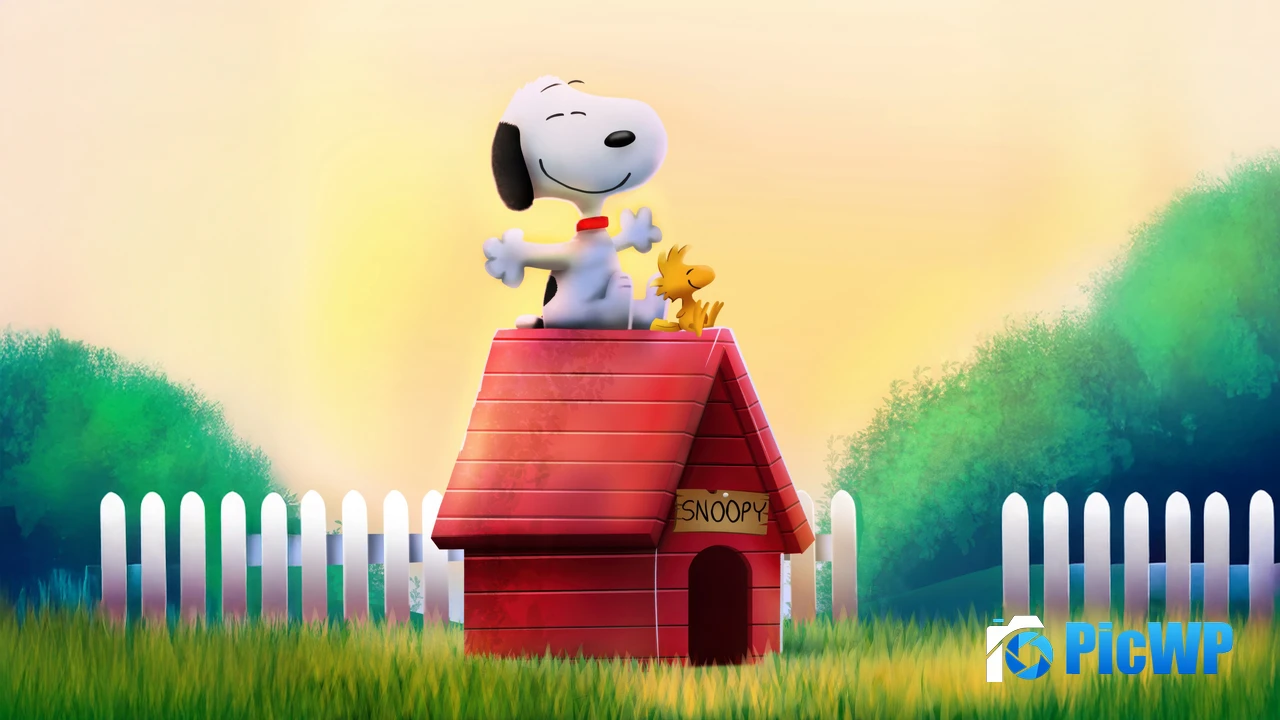 Snoopy & Woodstock Best friends 4K PC Wallpaper