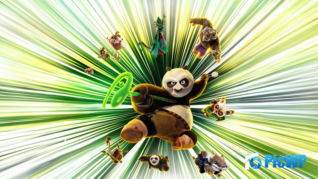 Kung Fu Panda 4 2024 Movies 4K PC Wallpaper