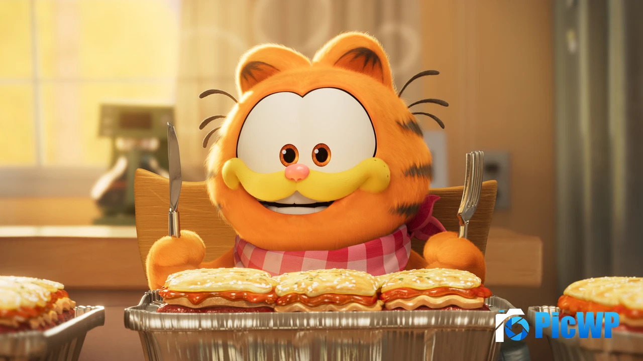 Baby Garfield The Garfield Movie 4K PC Wallpaper