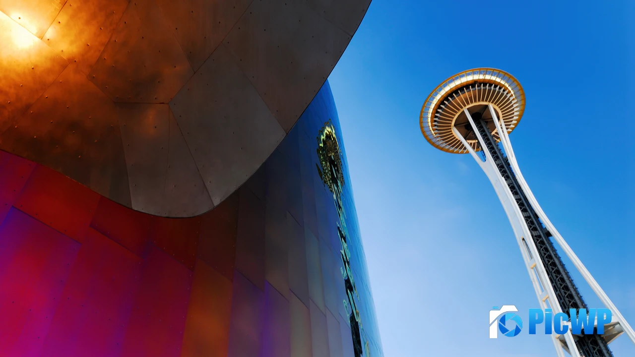 Space Needle Windows 7 4K PC Wallpaper
