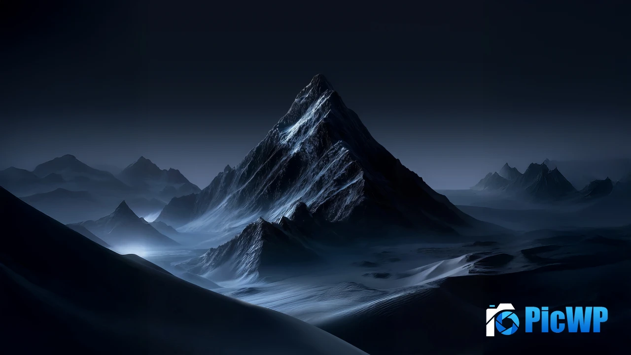 Mountain Landscape Night 4K PC Wallpaper