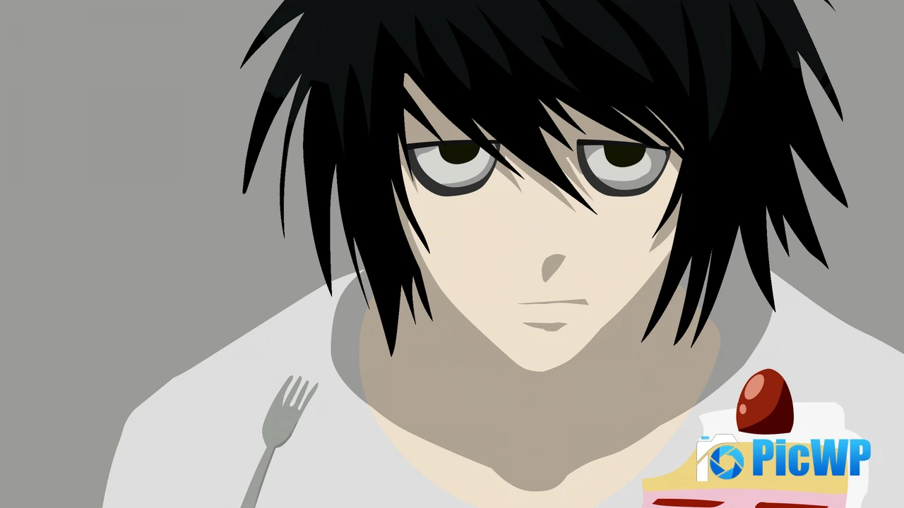 L Lawliet Death Note 4K PC Wallpaper