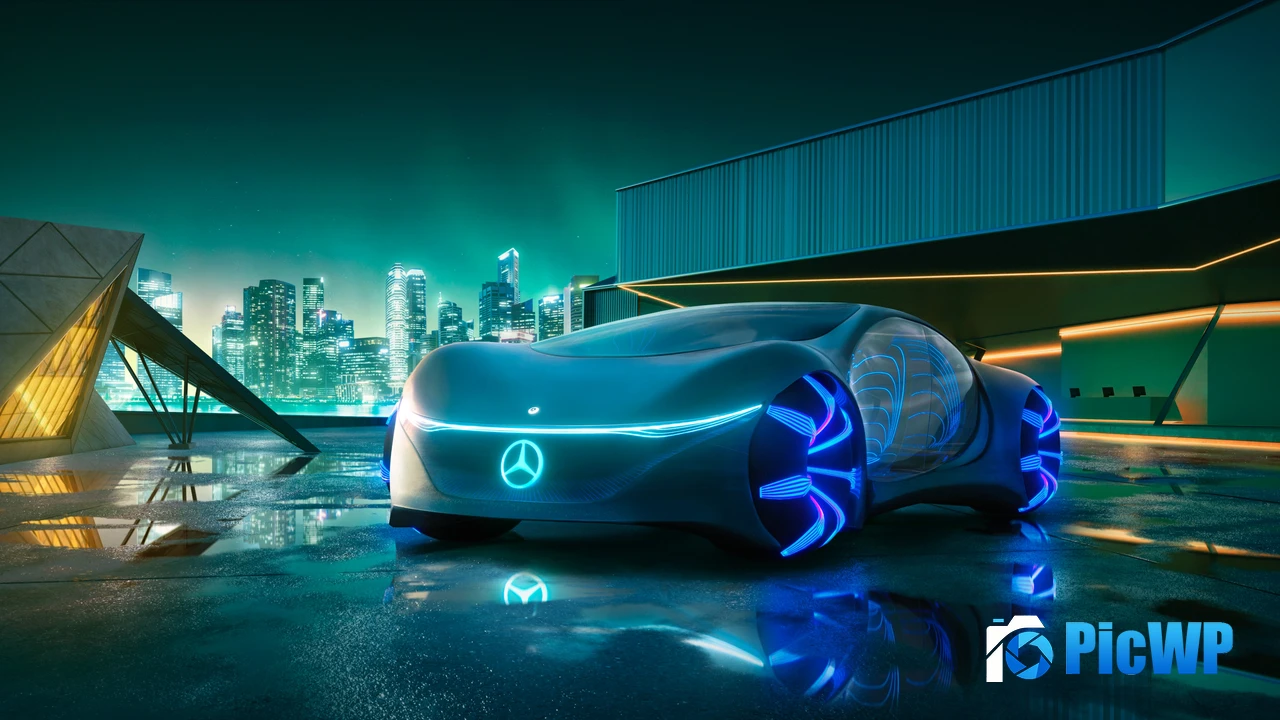 Mercedes-Benz Vision AVTR Futuristic 4K PC Wallpaper