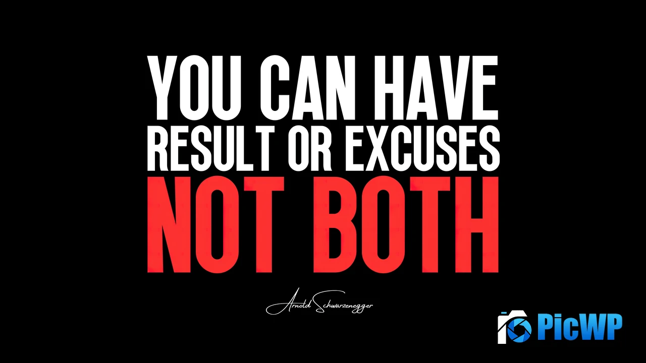Arnold Schwarzenegger Inspirational quotes 4K PC Wallpaper