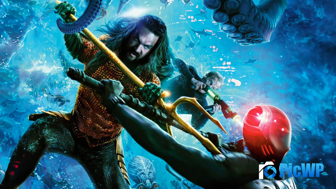 Aquaman and the Lost Kingdom Black Manta 4K PC Wallpaper
