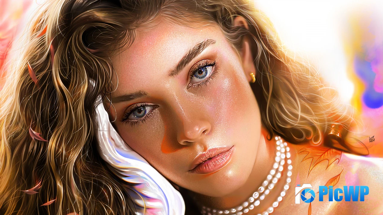 Beautiful girl Artwork 4K PC Wallpaper