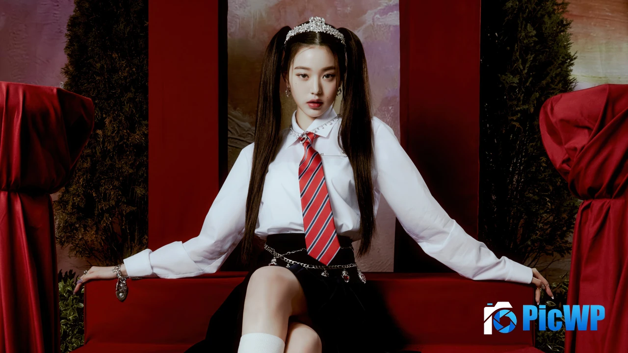 Jang Wonyoung Love Dive (IVE) 4K PC Wallpaper