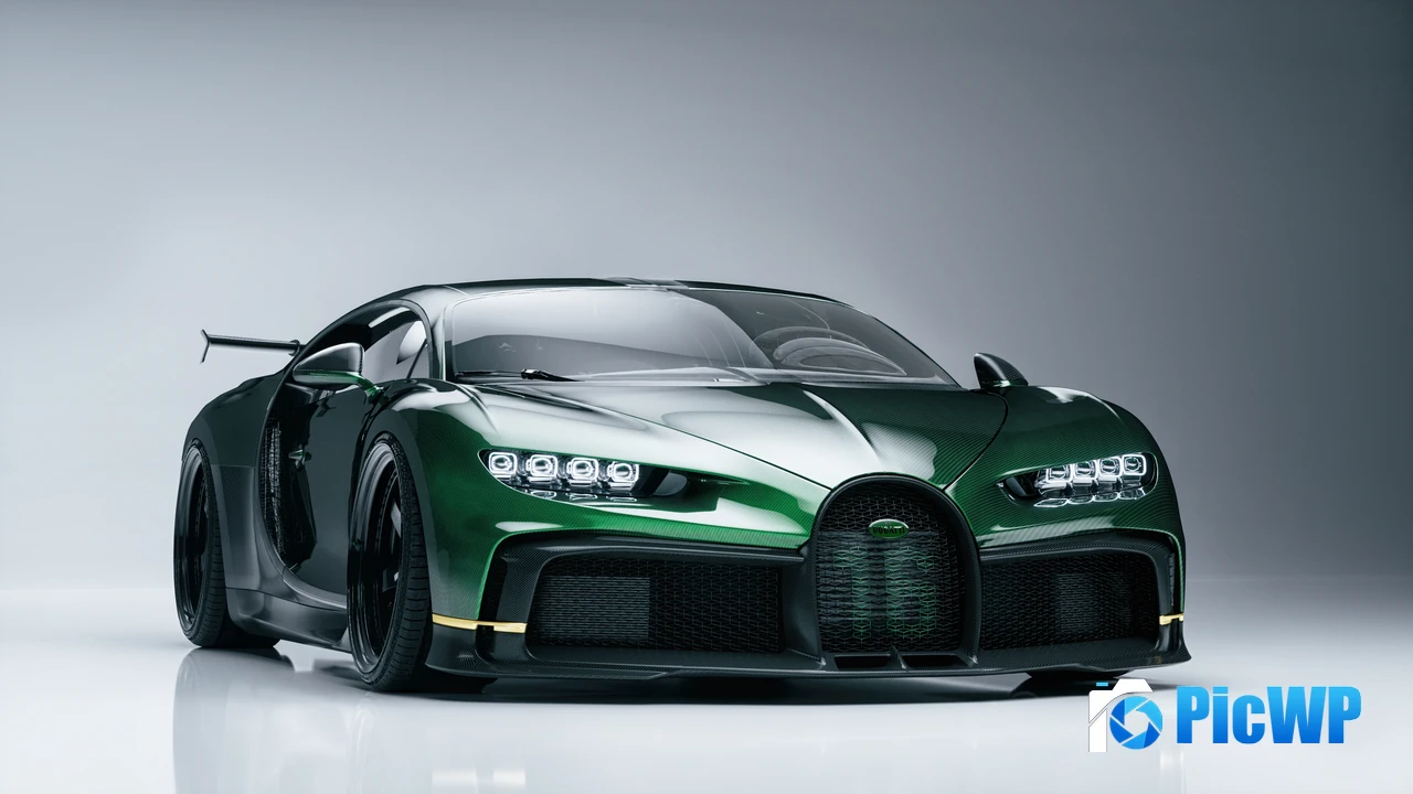 Bugatti Chiron CGI 4K PC Wallpaper