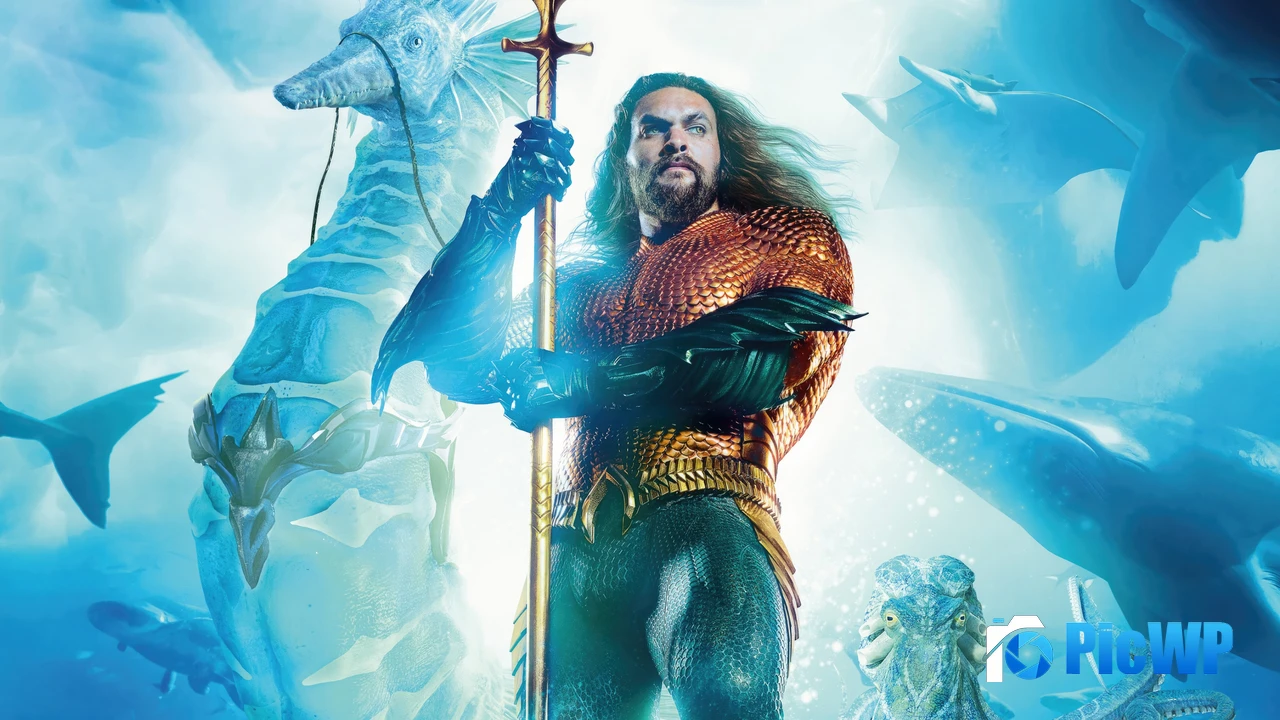 Aquaman and the Lost Kingdom Poster 4K PC Wallpaper
