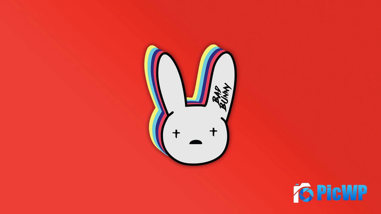 Bad Bunny Logo 4K PC Wallpaper