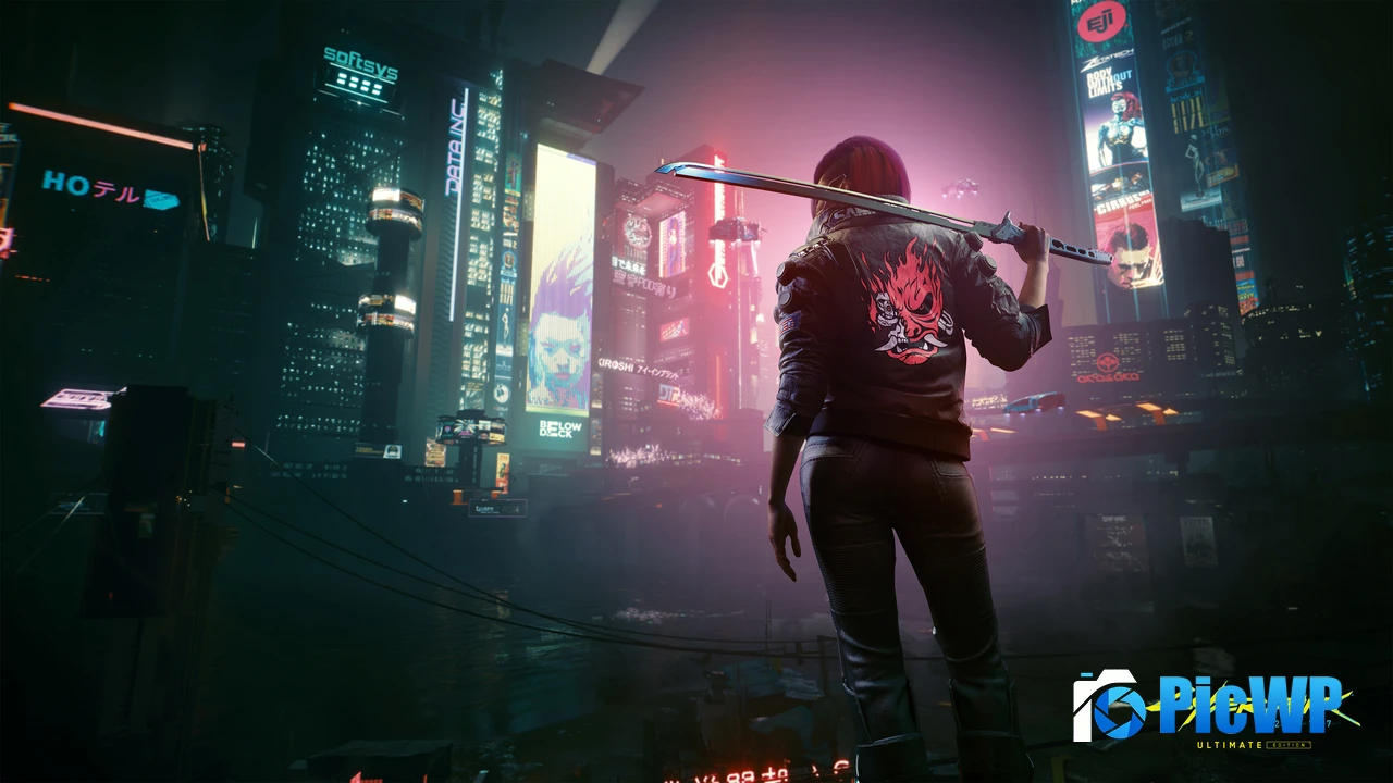 Female V Cyberpunk 2077 Ultimate Edition 4K PC Wallpaper