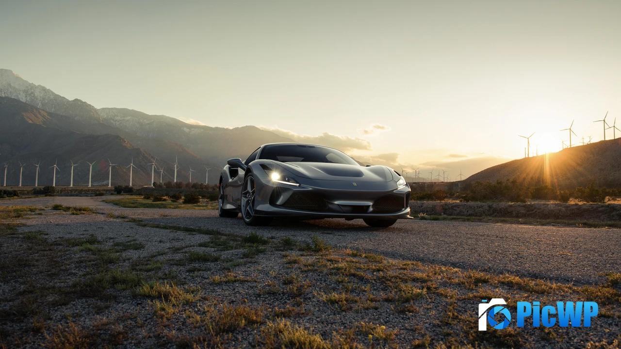 Ferrari F8 Tributo Sports car 4K PC Wallpaper