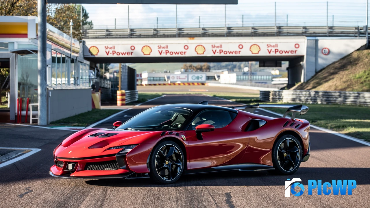 Ferrari SF90 XX Stradale Race track 4K PC Wallpaper