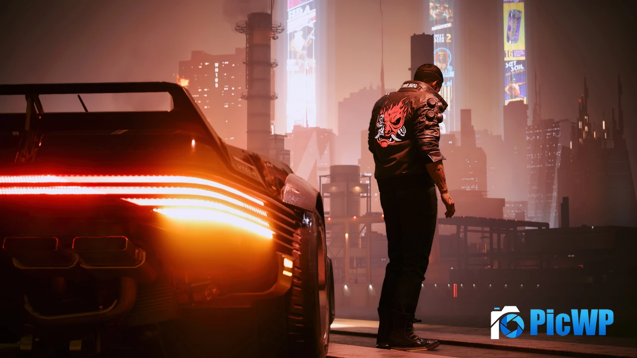 Cyberpunk 2077 Samurai Leather jacket 4K PC Wallpaper