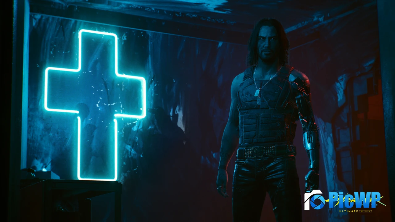 Johnny Silverhand Cyberpunk 2077 Ultimate Edition 4K PC Wallpaper