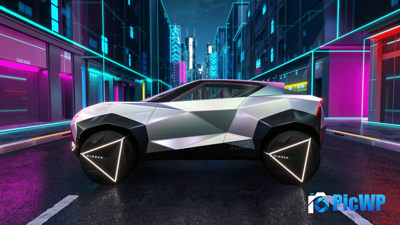 Nissan Hyper Punk EV Concept 4K PC Wallpaper