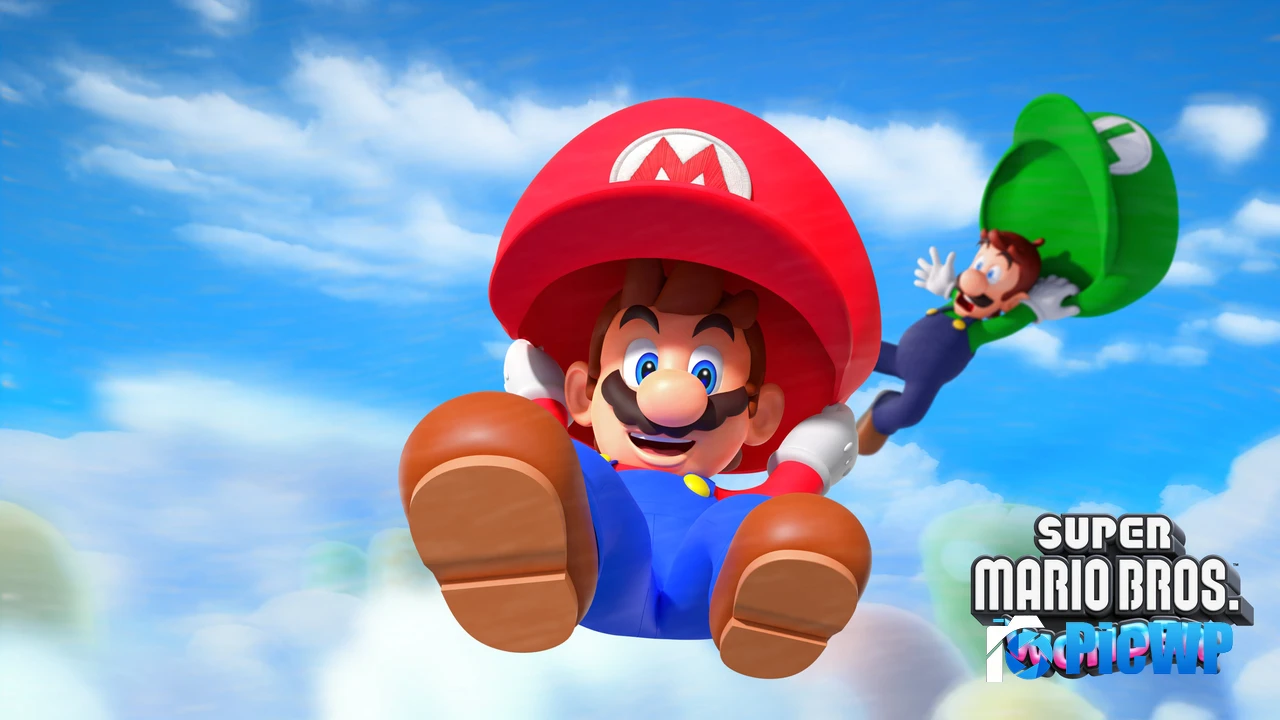 Super Mario Bros. Wonder Video Game 4K PC Wallpaper