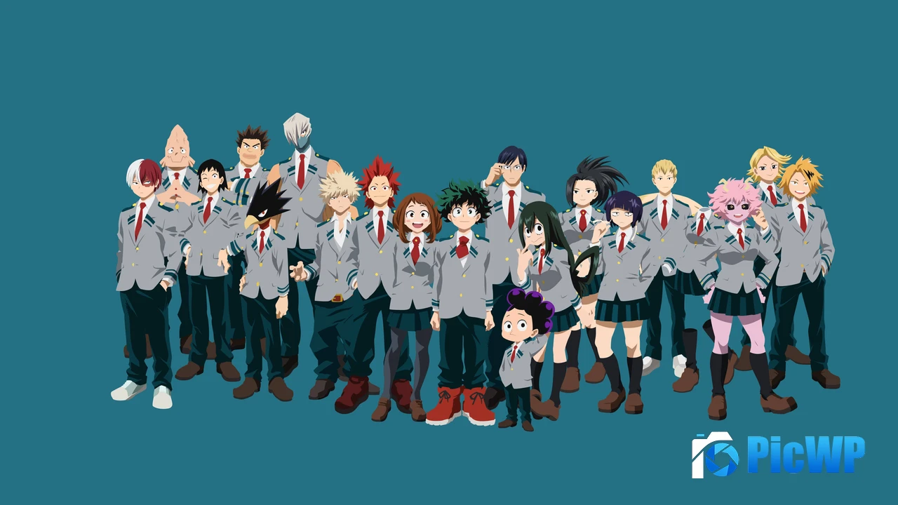My Hero Academia Character art 4K PC Wallpaper