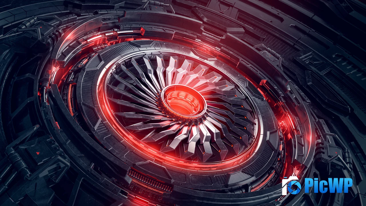 Futuristic 3D Render 4K PC Wallpaper