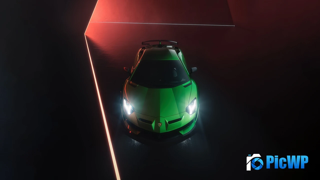 Lamborghini Aventador SVJ CGI 4K PC Wallpaper