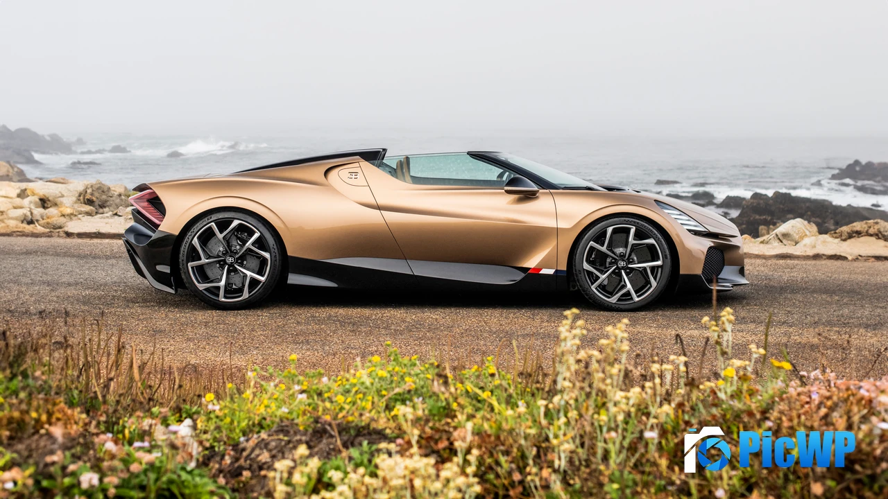 Bugatti W16 Mistral Golden Era 4K PC Wallpaper