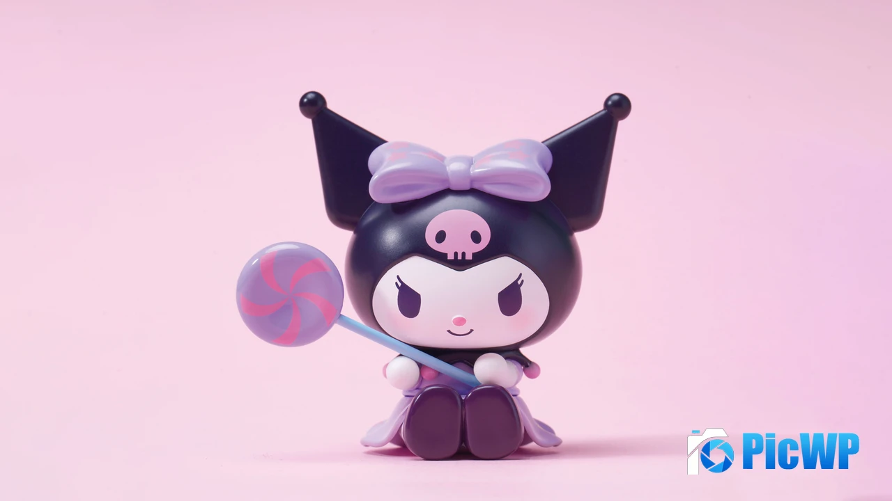 Kuromi Cute cartoon 4K PC Wallpaper