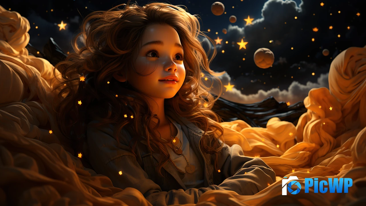 Cute Girl Dreamy 4K PC Wallpaper