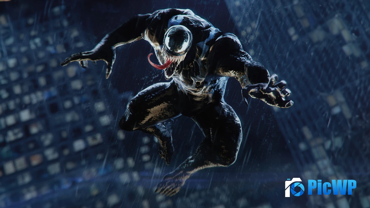 Venom in Spider Man 2 (2023) Game 4K PC Wallpaper