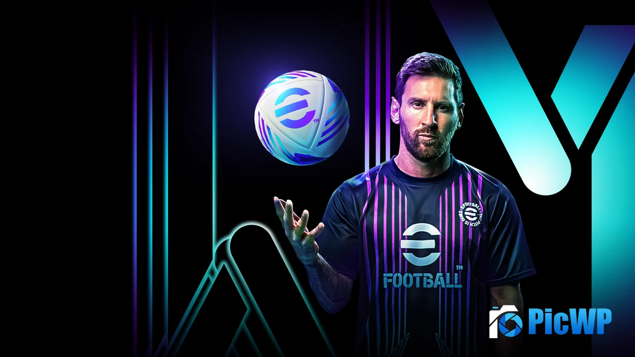 Lionel Messi eFootball 2024 4K PC Wallpaper