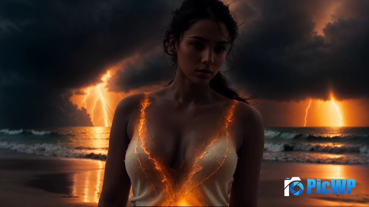 Beautiful woman Surreal AI art 4K PC Wallpaper