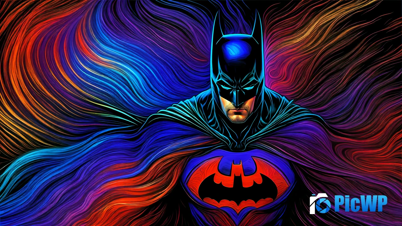 Batman Colorful art 4K PC Wallpaper