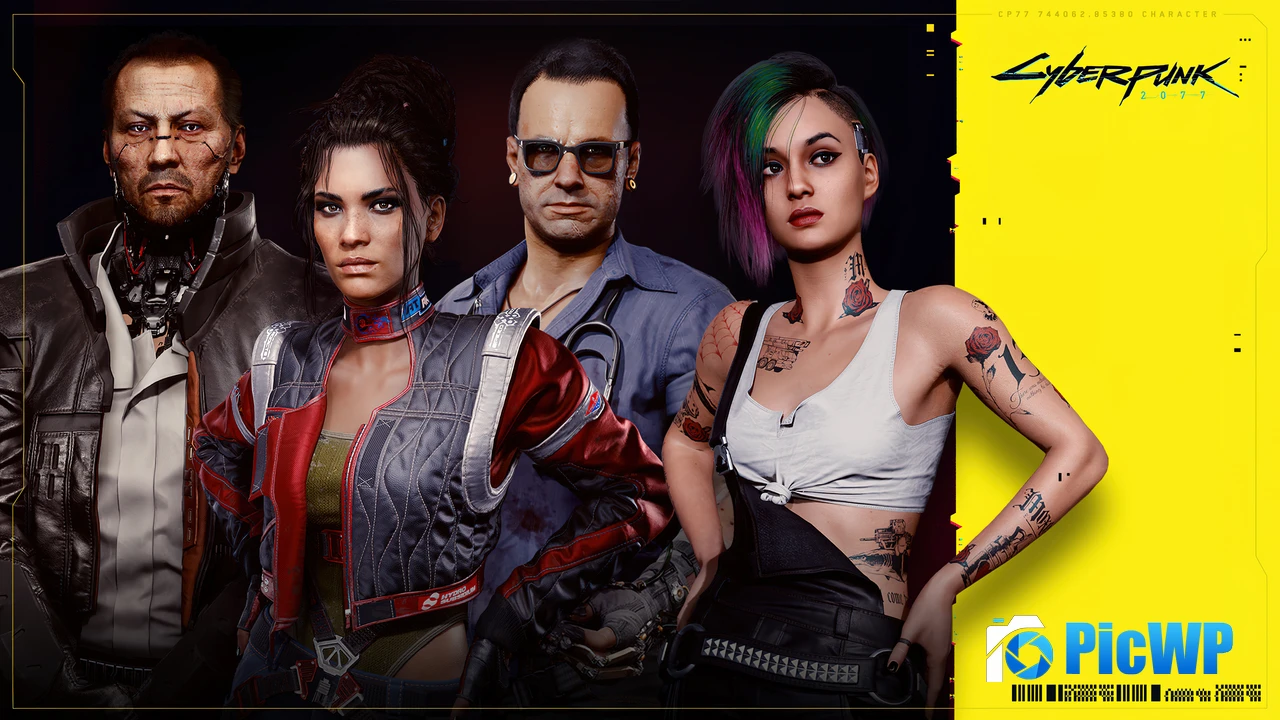 Cyberpunk 2077 Characters 4K PC Wallpaper