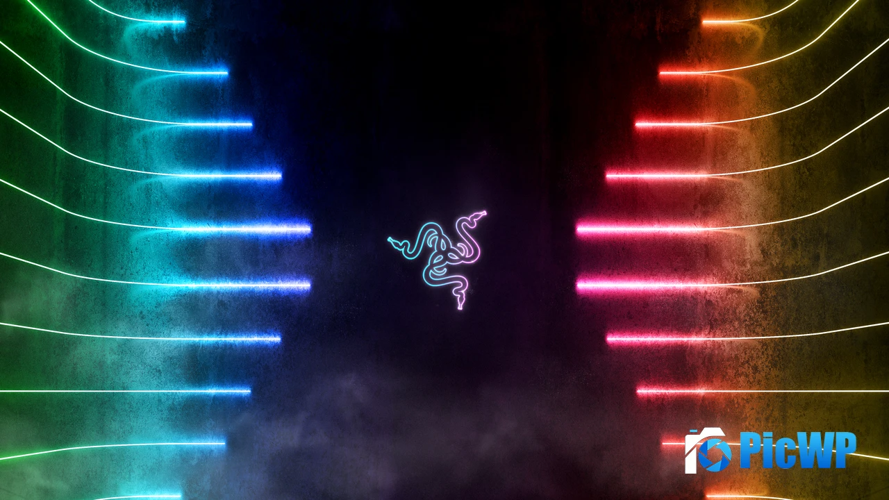 Razer Blade Pro Neon Stock 4K PC Wallpaper