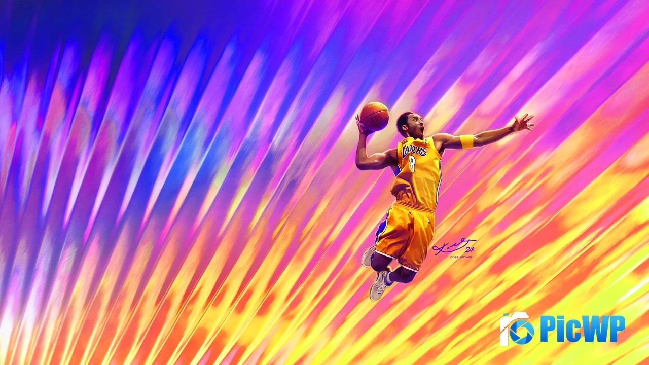 Black Mamba Kobe Bryant in NBA 2K24 Game 4K PC Wallpaper