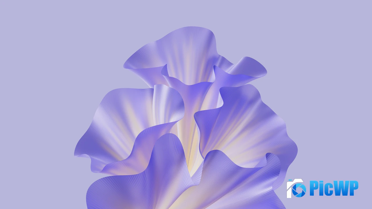 Purple aesthetic Floral 4K PC Wallpaper