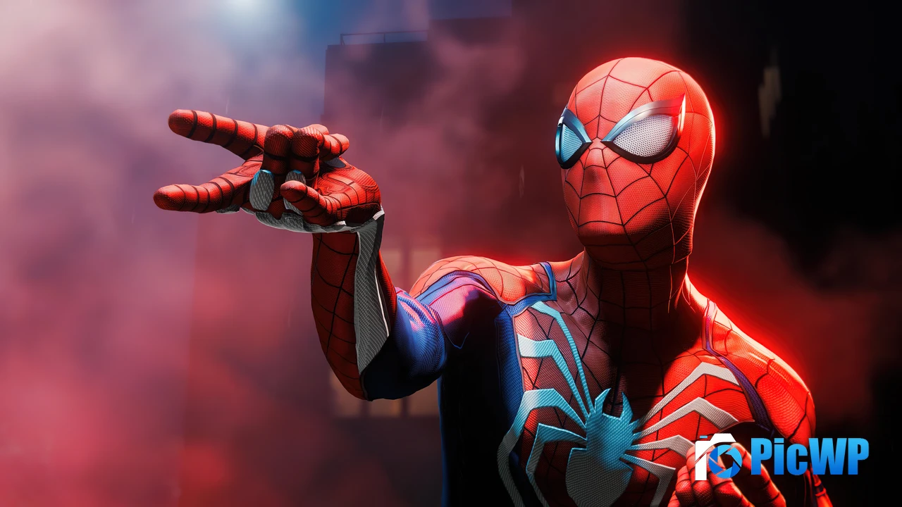 Marvel's Spider-Man Remastered Advanced suit 4K PC Wallpaper