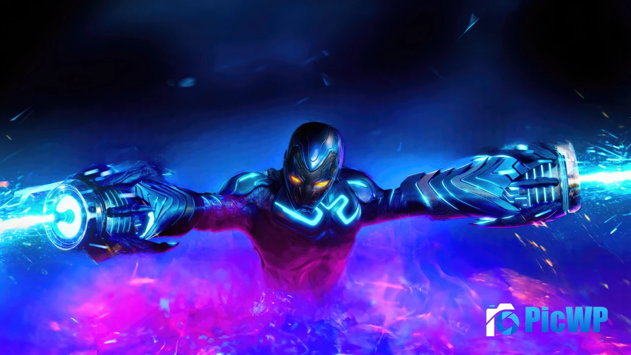 DC's Blue Beetle 4K PC Wallpaper