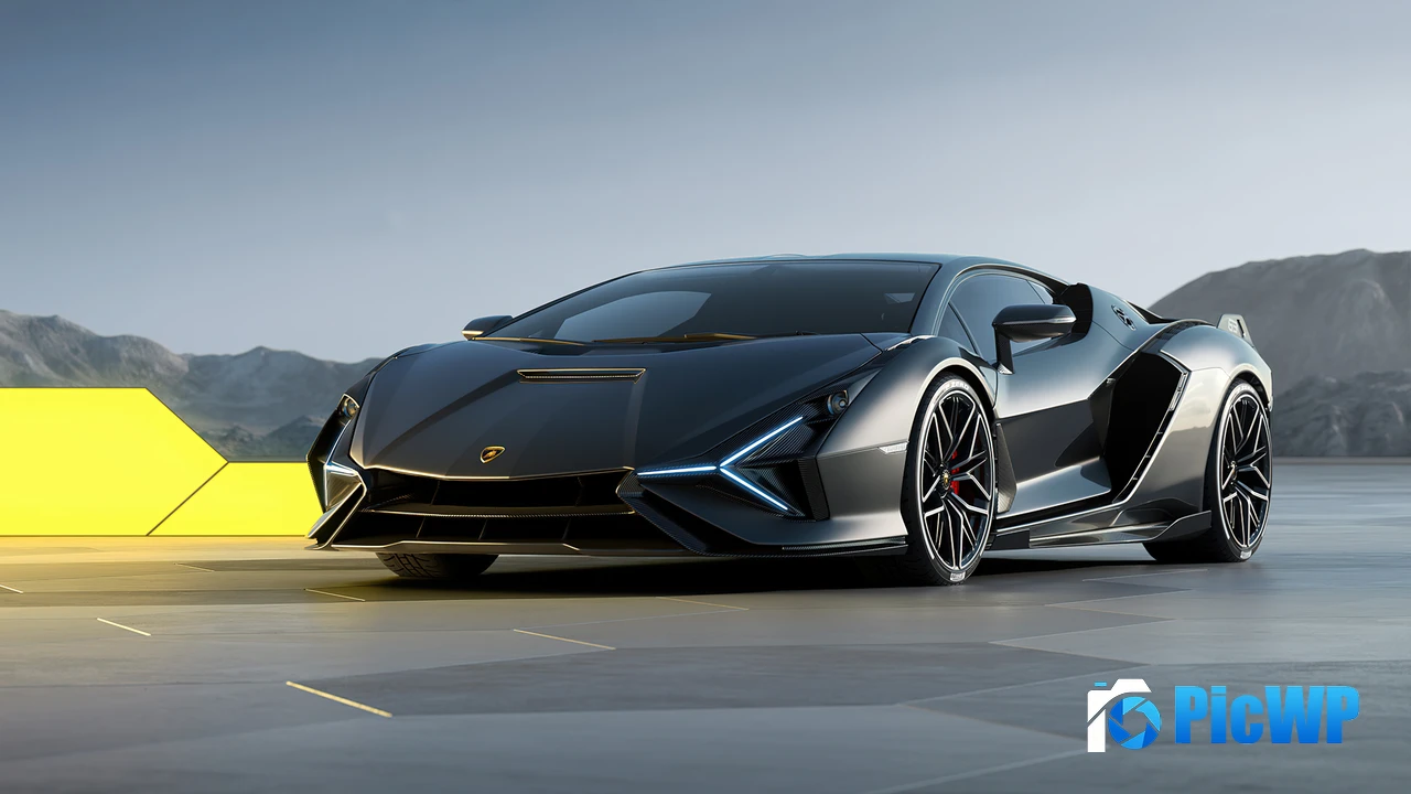 Lamborghini Sián FKP 37 CGI 4K PC Wallpaper