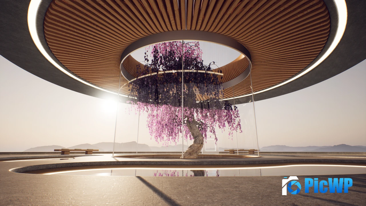 Aesthetic Modern interior 4K PC Wallpaper