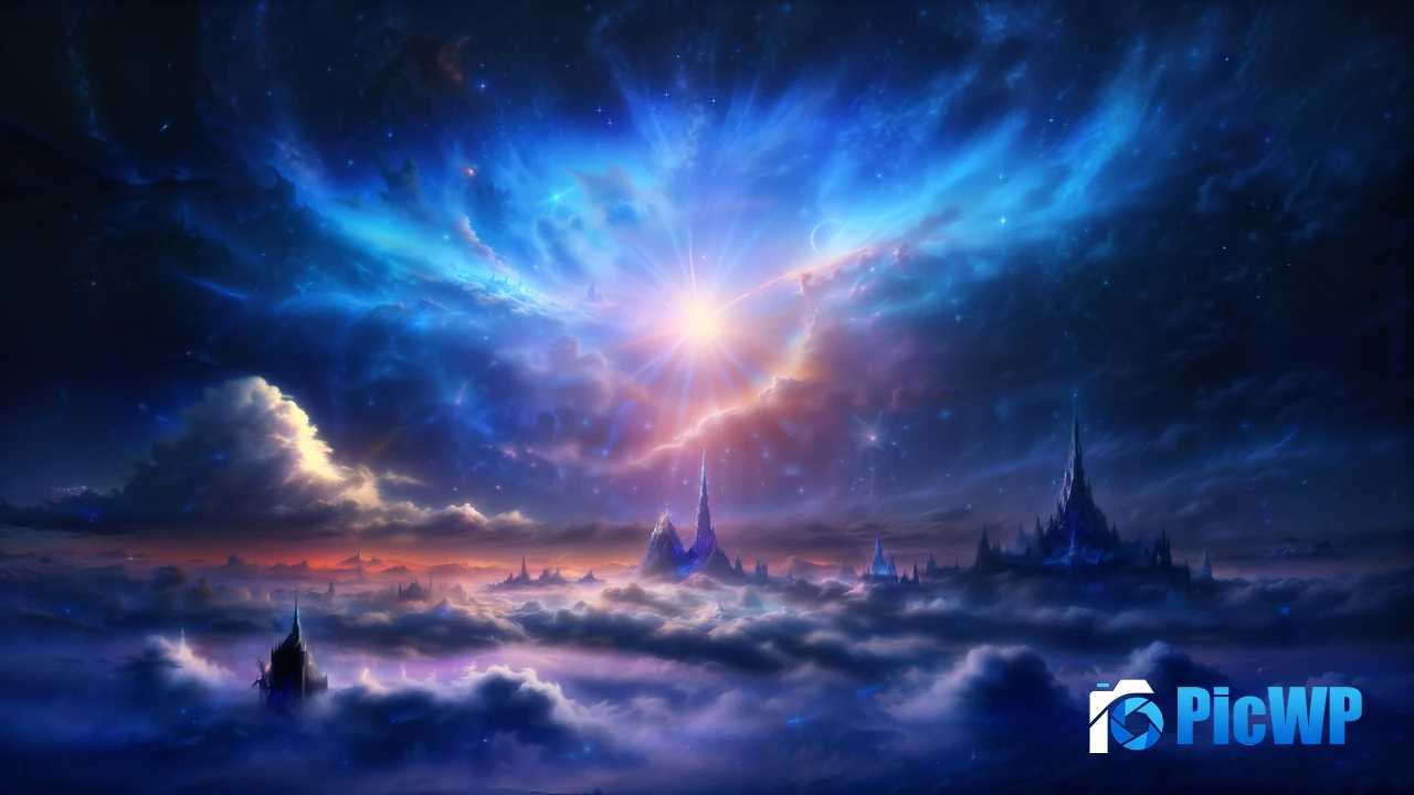 Above clouds Aesthetic 4K PC Wallpaper