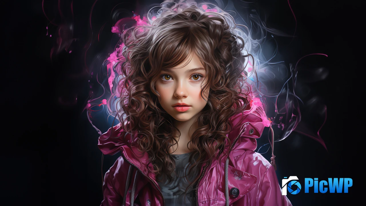 Cute Girl AI art 4K PC Wallpaper