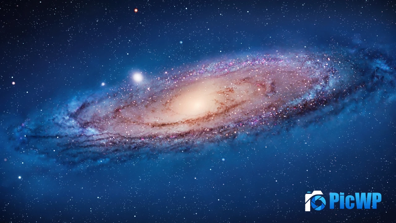 OS X Lion Andromeda galaxy 4K PC Wallpaper
