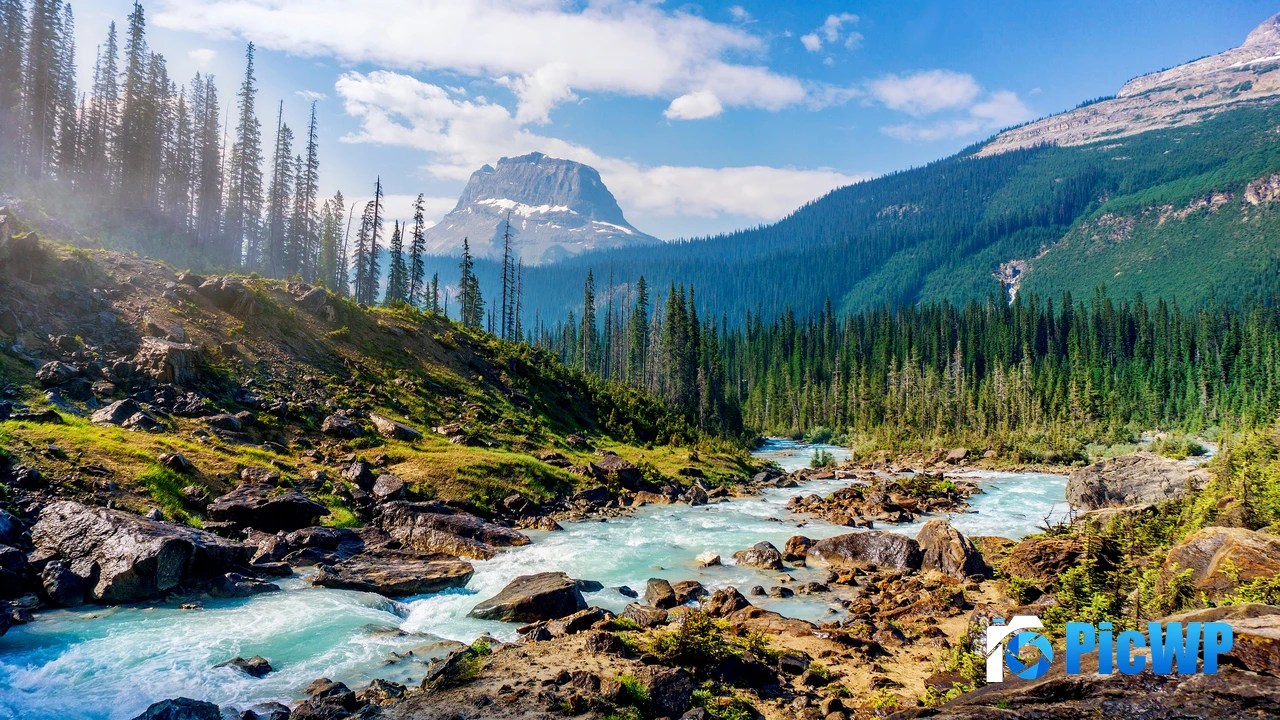Yoho National Park Rocky Mountains 4K PC Wallpaper
