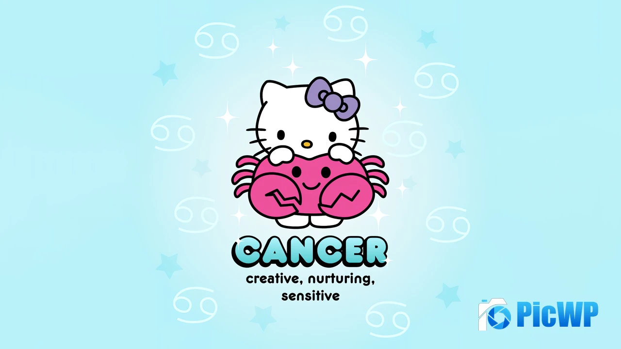 Cancer Hello Kitty 4K PC Wallpaper