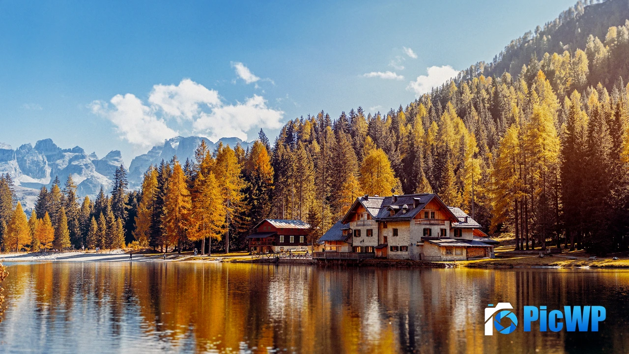 Lake Nambino Italy 4K PC Wallpaper