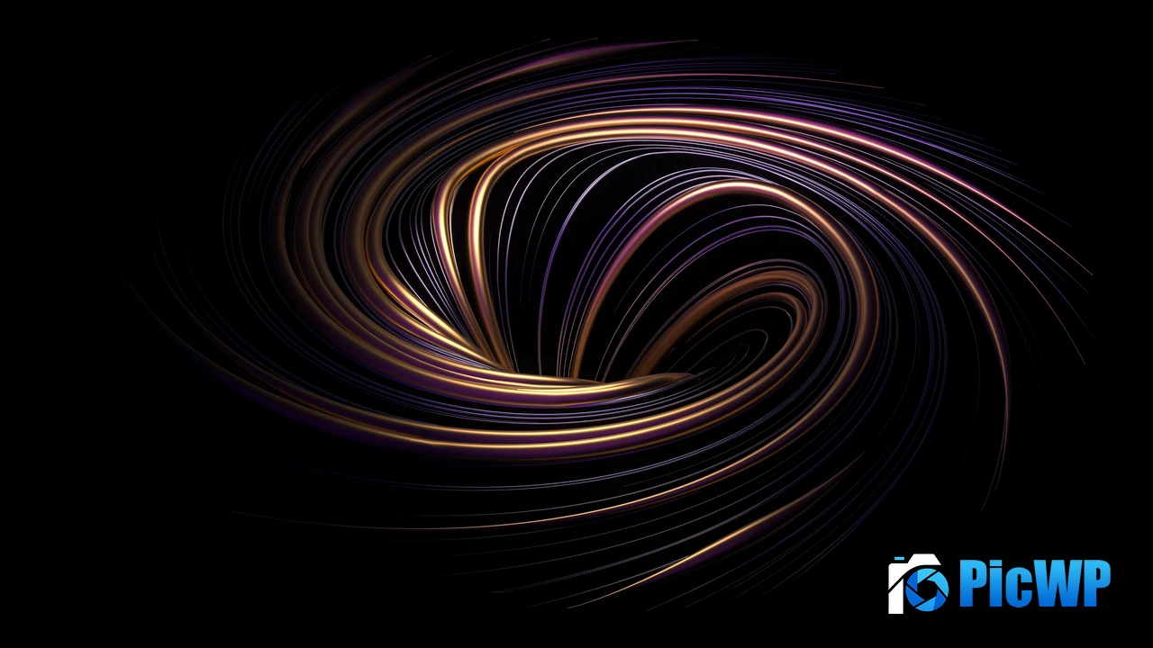 Spiral vortex Dark aesthetic 4K PC Wallpaper